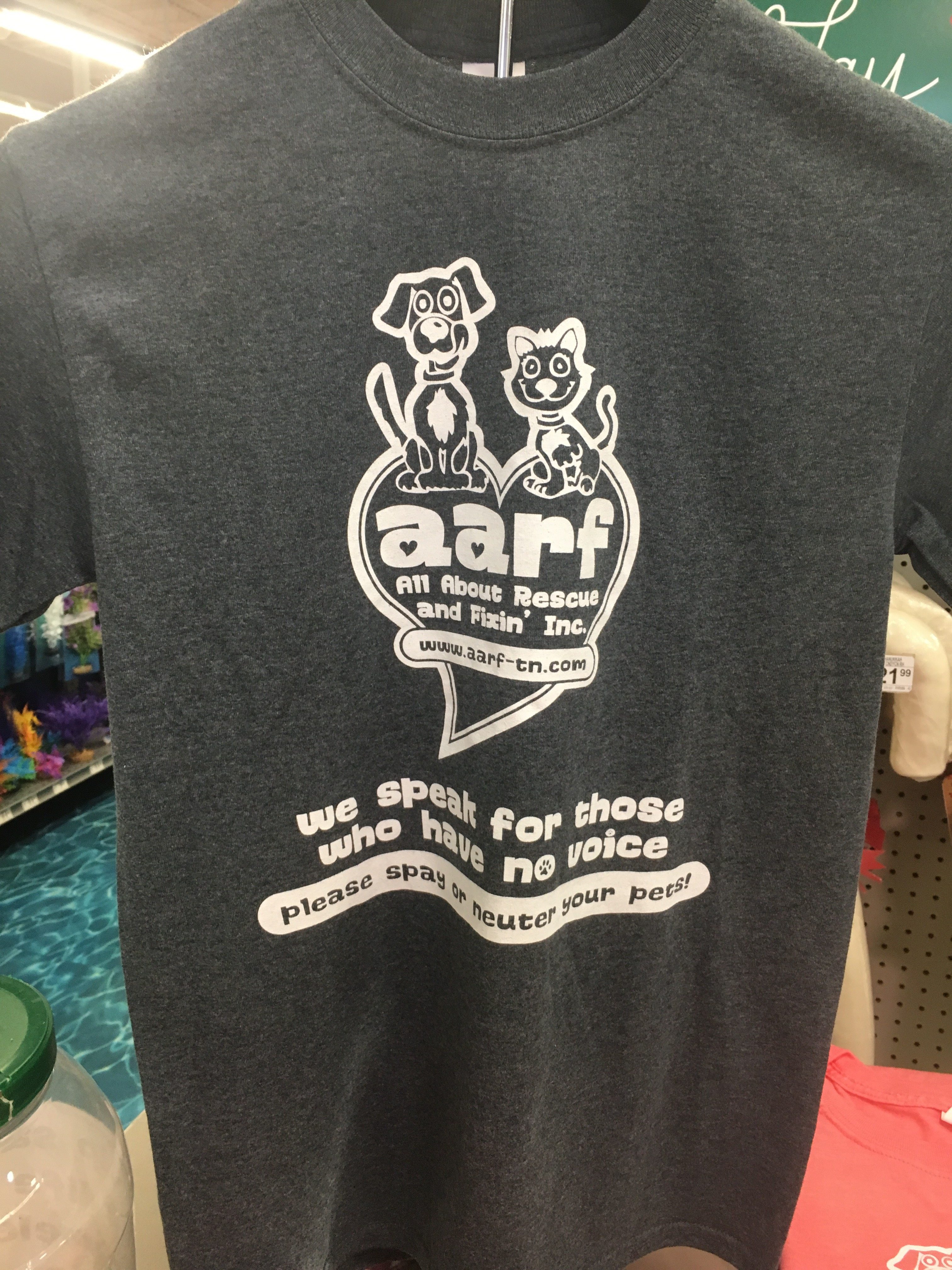 Get Your A.A.R.F. T-Shirt! – A.A.R.F. – All About Rescue and Fixin' Inc.